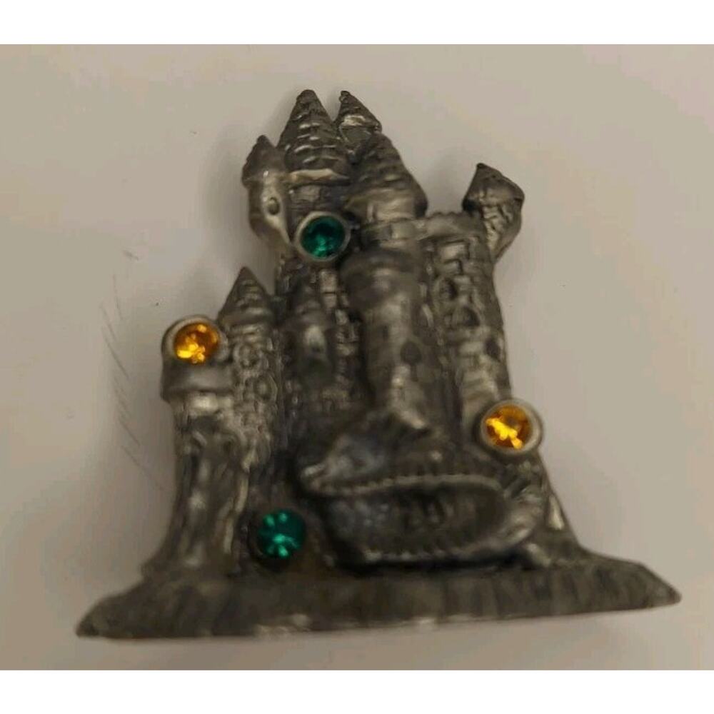 PEWTER CCI Castle Tower - 1.5" Metal Miniature Fantasy Figurine